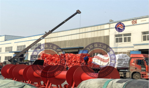 華海完成客戶訂購(gòu)的圍油欄等溢油回收設(shè)備