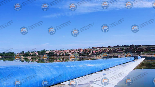 內蒙古二道河子枕式橡膠壩1